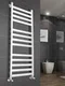 Verona - водяной дизайн полотенцесушитель с квадратными вертикалями
