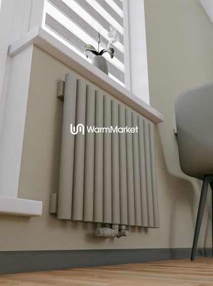 Bareng Monte V 600 - вертикальный трубчатый радиатор высотой 600 мм, нижнее центральное подключение