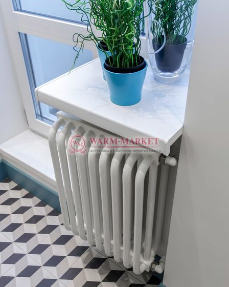 Трубчатый радиатор KZTO RS‌-3 высотой 940 мм