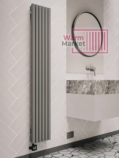 Axxinot Fortalla 40х40 VE - вертикальный электрический радиатор высотой 3000 мм, 5 секций
