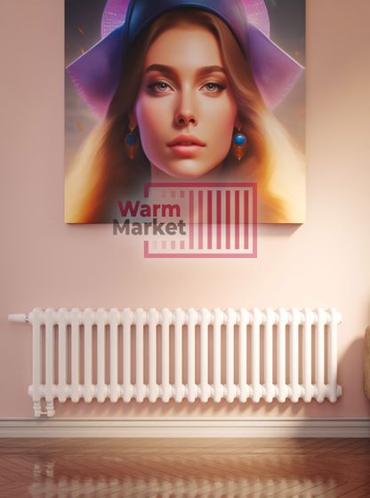 Axxinot Sentir 2037 - стальной трубчатый радиатор, нижнее подключение с термостатикой N69 твв