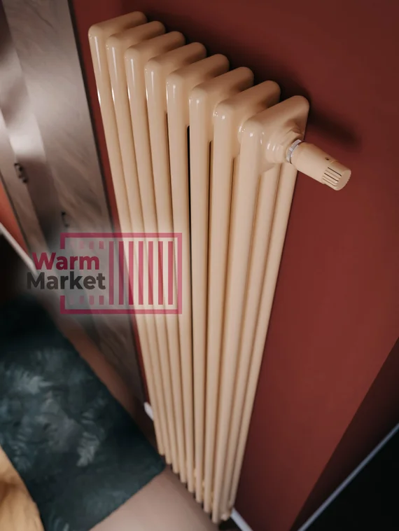 Axxinot Sentir 3180 - стальной трубчатый радиатор, нижнее подключение с термостатикой N69 твв