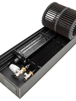 Внутрипольный конвектор с принудительной конвекцией Möhlenhoff QSK EC шириной 360 мм, высотой 110 мм