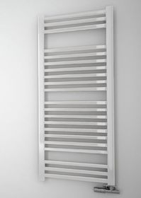 Белый полотенцесушитель Terma Bone прямая лесенка с квадратным профилем