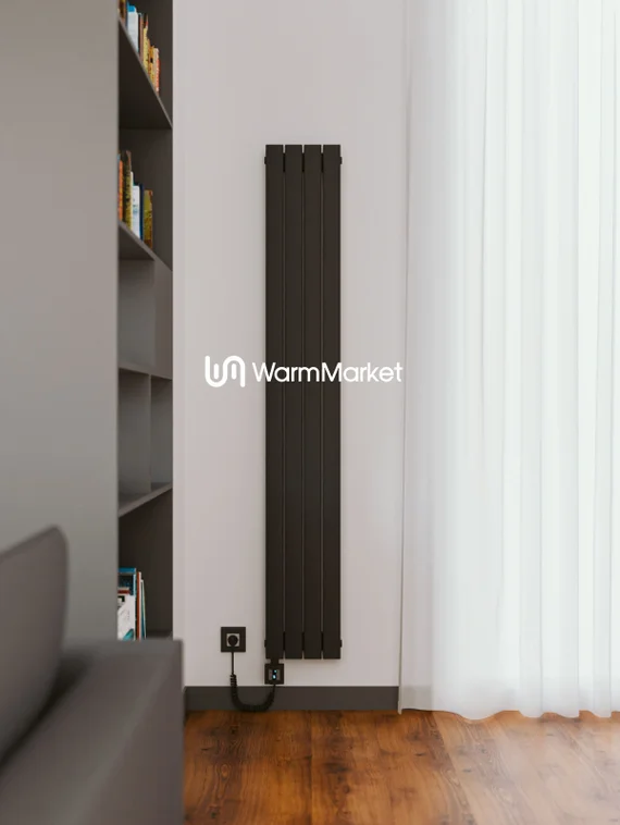 Bareng Temper VE 1250 - вертикальный электрический трубчатый радиатор высотой 1250 мм