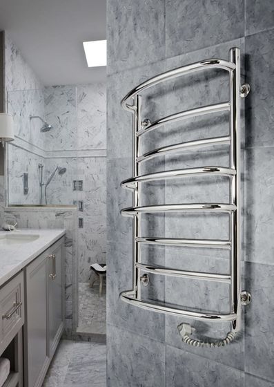 Евромикс - электрический полотенцесушитель с чередующимися перекладинами