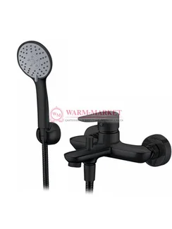 Смеситель для ванны черный Vils 5601-Bl