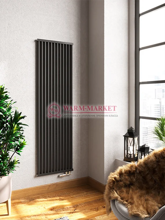 Mandarino Tondo 1200 - цветной радиатор из анодированного алюминия