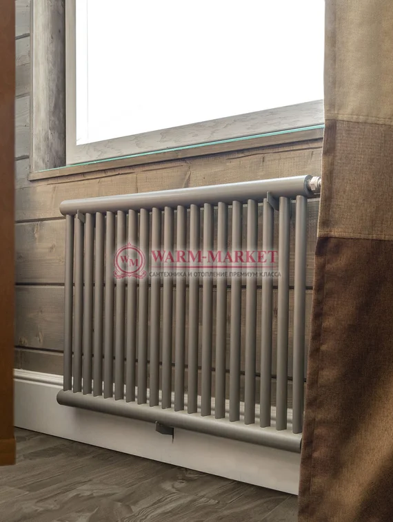 Вертикальный трубчатый радиатор KZTO RS‌K-1 высотой 1540 мм