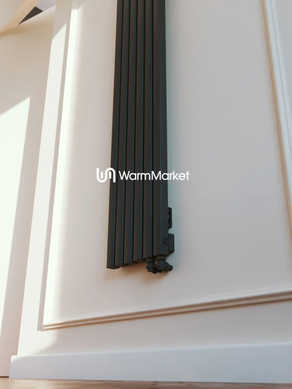 Bareng Tipe V 2000 - вертикальный трубчатый радиатор высотой 2000 мм, нижнее правое подключение