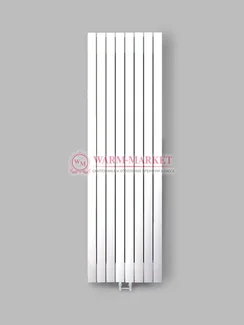 Steel V 60х60 1750 - вертикальный трубчатый дизайн-радиатор, 8 секций
