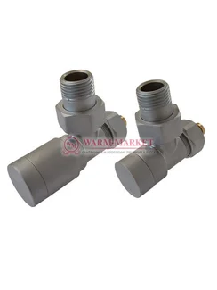 Комплект клапанов с ручной регулировкой Elegant 6042 Сатин