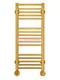 Аврора П16-1- водяной полотенцесушитель с полкой, нижнее подключение, цвет золото