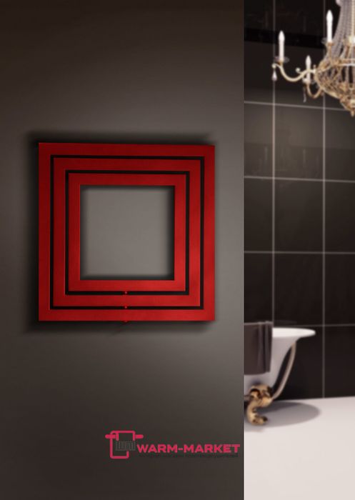 Quadro-2 квадратный дизайн-радиатор для ванной комнаты | Фото