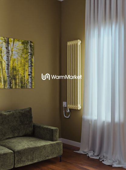 Bareng Softy Electric 2120 - электрический вертикальный двухтрубный трубчатый радиатор высотой 1200 мм