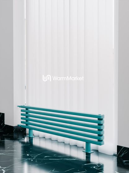 Bareng Select ZN 2500 - напольный трубчатый радиатор шириной 2500 мм, боковое подключение