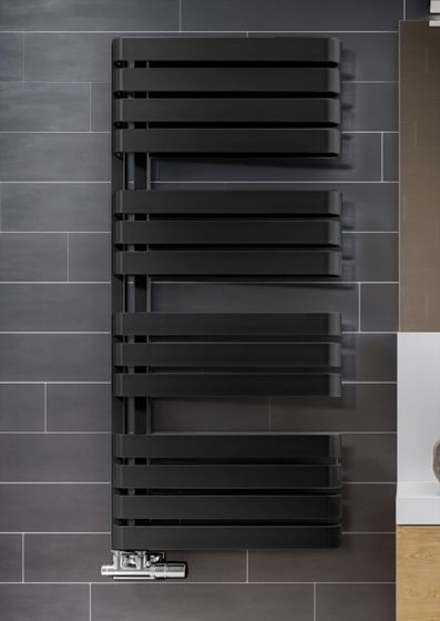 Terma Warp S -  полотенцесушитель черного цвета