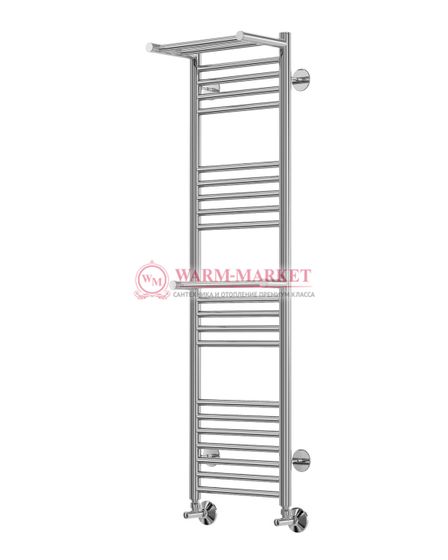 Аврора П22-1 - электрический полотенцесушитель с двумя полками, белый