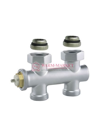 Узел термостатический прямой с байпасом Hummel Designtechnik 3/4НРx1/2НР