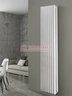 Вертикальный трубчатый радиатор KZTO Garmonia C25 V2 высотой 2047 мм