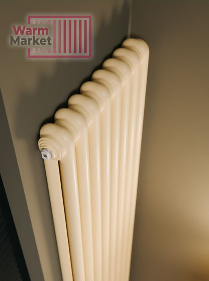 Rifar Tubog 2180 - двухтрубный трубчатый радиатор, нижнее подключение с термостатическим клапаном