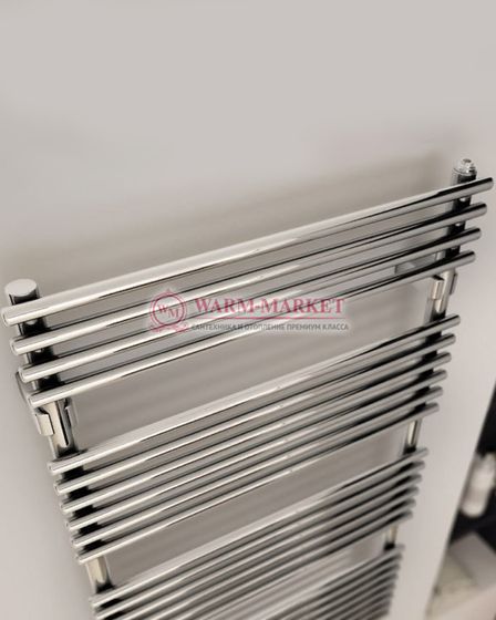 Полотенцесушитель Irsap Flauto из нержавеющей стали с горизонтальными закругленными трубками