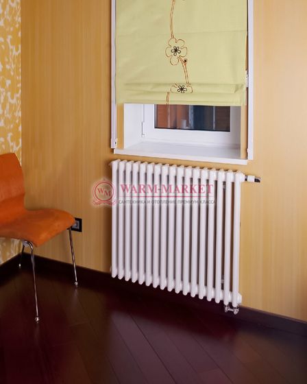 Трубчатый радиатор Zehnder 5026 V002 с нижним подключением