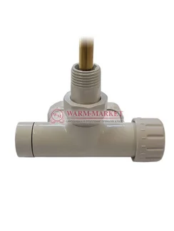 Клапан с погружающей трубкой Duo-Plex DN15 GZ 1/2xM22 x1,5 без термоголовки Белый