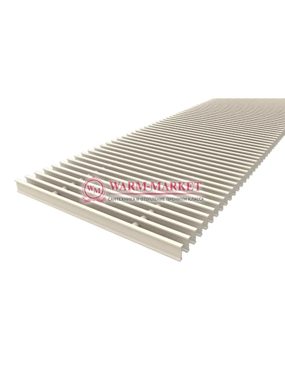 Решетка для конвектора Vitron белая RAL 9016 из алюминия