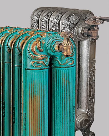 Покраска чугунных дизайн радиаторов Retro Style