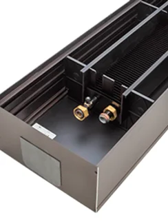 Внутрипольный конвектор с подачей приточного воздуха Möhlenhoff WLK шириной 180 мм, высотой 190 мм