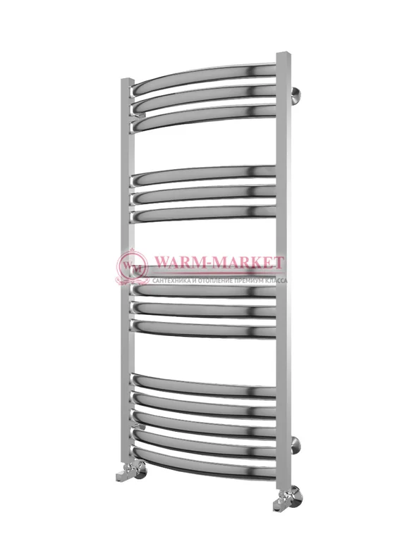 Палермо П15 - водяной полотенцесушитель, нижнее подключение, цвет золото