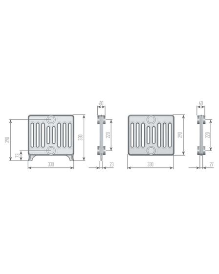 Exemet Neo 220 - чугунный дизайн радиатор