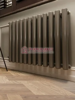 Трубчатый радиатор KZTO Garmonia V1 высотой 345 мм напольного исполнения