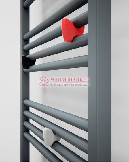 QD Bogema (высота от 1300 до 1860)- вертикальный водяной дизайн-полотенцесушитель из нержавеющей стали