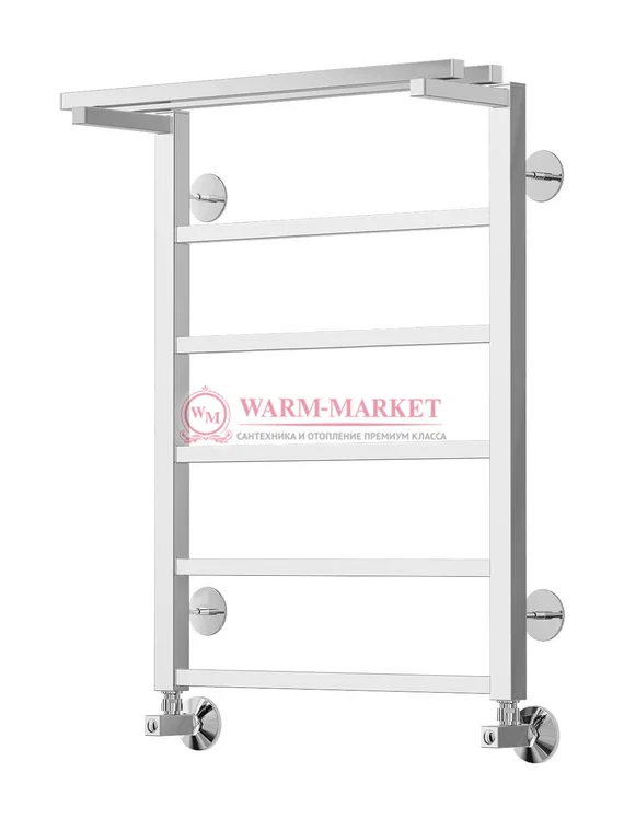 Контур П6-3 - электрический полотенцесушитель с полкой, цвет золото