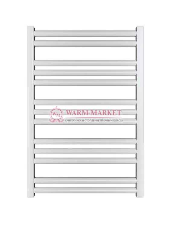 Mandarino Tubo 500х800 - цветной полотенцесушитель из анодированного алюминия, модель 13/24