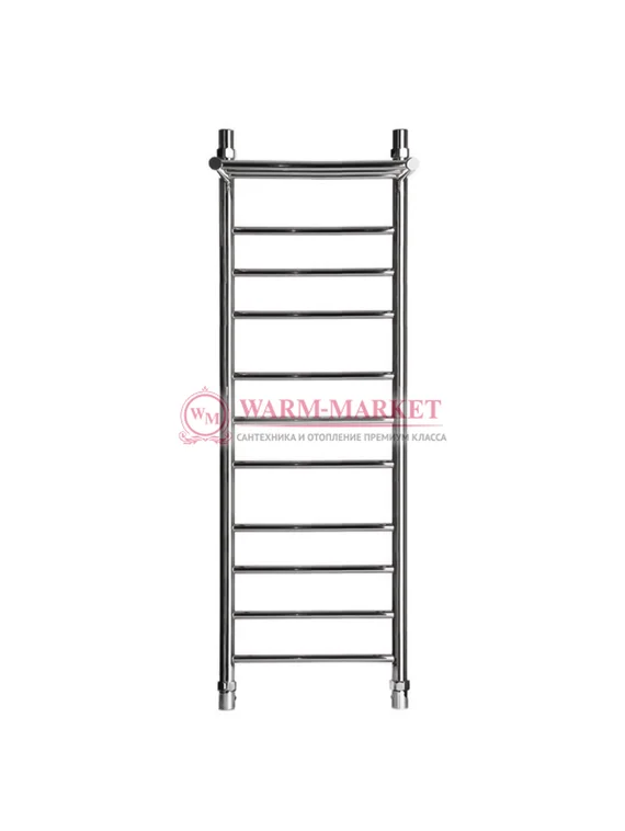 Galant 4 (прямой) - водяной полотенцесушитель с полкой из нержавеющей стали