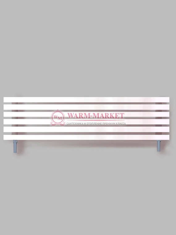 Steel G 40х40 750 - горизонтальный трубчатый дизайн-радиатор, 12 секций