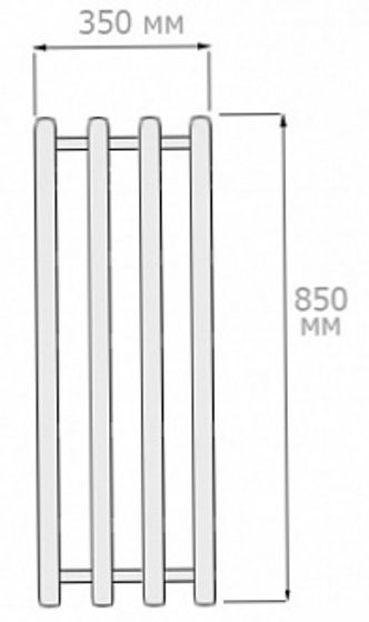 Pihta E - электрический полотенцесушитель с низким энергопотреблением