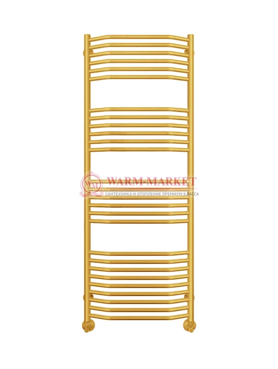 Виктория П27 - электрический полотенцесушитель, цвет золото
