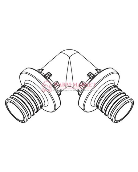Угольник REHAU 90°, 16 PX