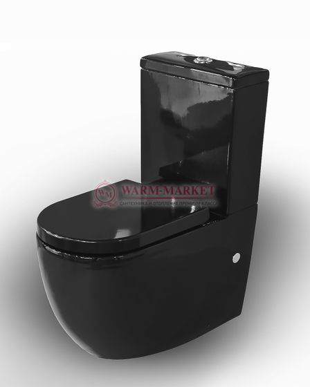 Унитаз Nilo 2301 nero черный глянцевый