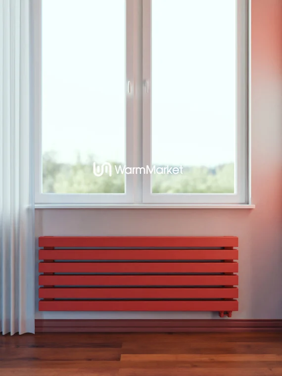 Bareng Livian Z 600 - горизонтальный трубчатый радиатор шириной 600 мм, нижнее правое подключение