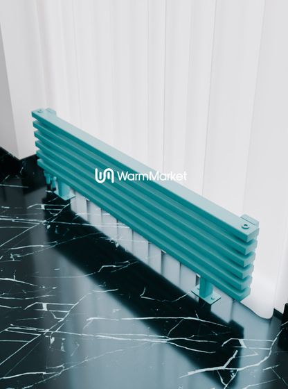 Bareng Select ZN 1500 - напольный трубчатый радиатор шириной 1500 мм, нижнее левое подключение