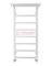 Контур П8-2 - электрический полотенцесушитель с полкой, белый