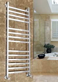 Prestige White - белый водяной полотенцесушитель с прямоугольным профилем