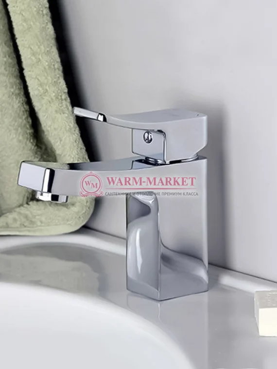 Смеситель для умывальника черный Aller 1063-Bl