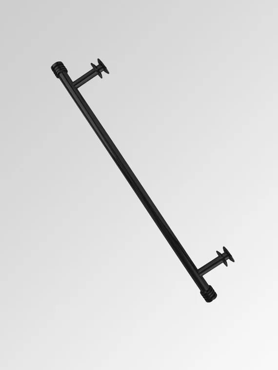 Полка прямая черная