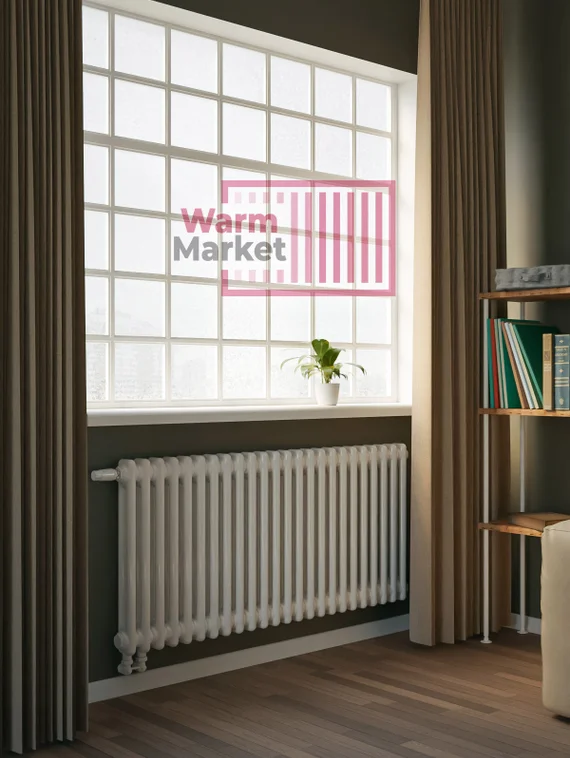 Axxinot Sentir 2080 - стальной трубчатый радиатор, нижнее подключение с термостатикой N69 твв